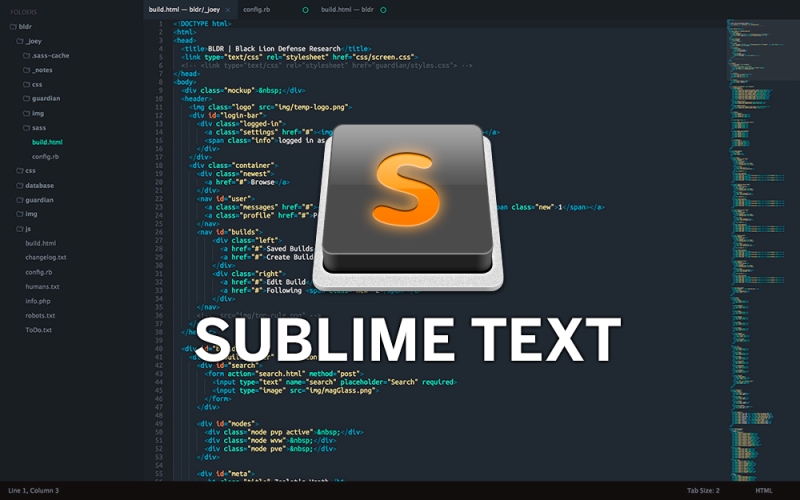 Sublime text, el editor de texto definitivo